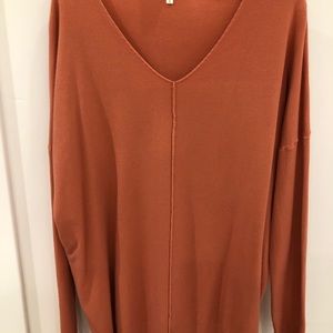 Soft oversized sweater, soft coral, size L